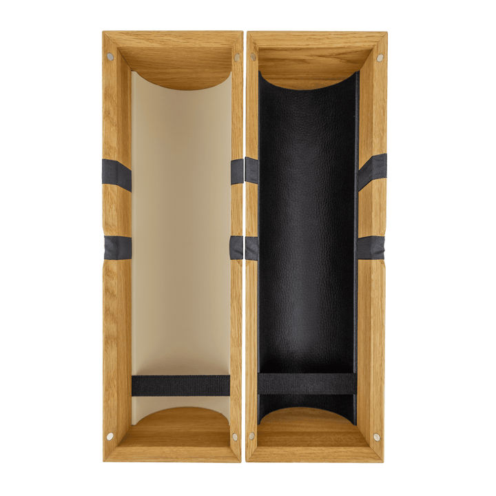 Weinflaschen Geschenk box aus Echtholz Dekostyl