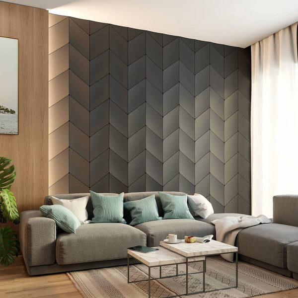 Moderne 3D Wandpaneel Wandfliesen aus Zellpolymer – stilvolle Wandverkleidung für einzigartige Wanddeko – DIAMOND Design