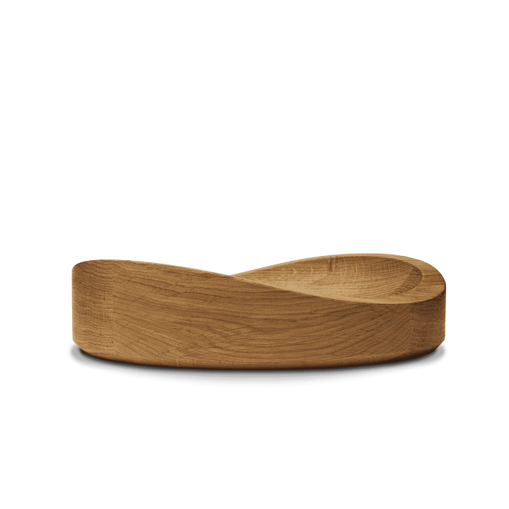 Handgemachte Obst/servier Schale aus Eiche Holz "Drop" | dekostyl