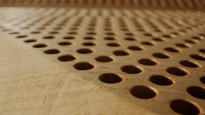 Akustische Wandpaneele HEXAGO CM-A aus Massivholz | Höchste Schallabsorptionsklasse A - Dekostyl #