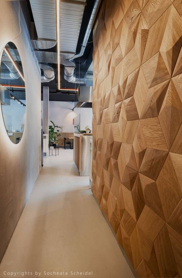 DIAMOND Wandpaneele aus Holz Dekorative 3D-Holzwandpaneele Wandverkleidung | dekostyl