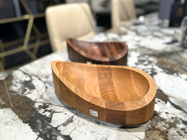 Handgefertigte Obstschale aus Holz - Einzigartiges Design für stilvolle Küche und Dekoration - Dekostyl #